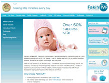 Tablet Screenshot of fakih-ivf.com